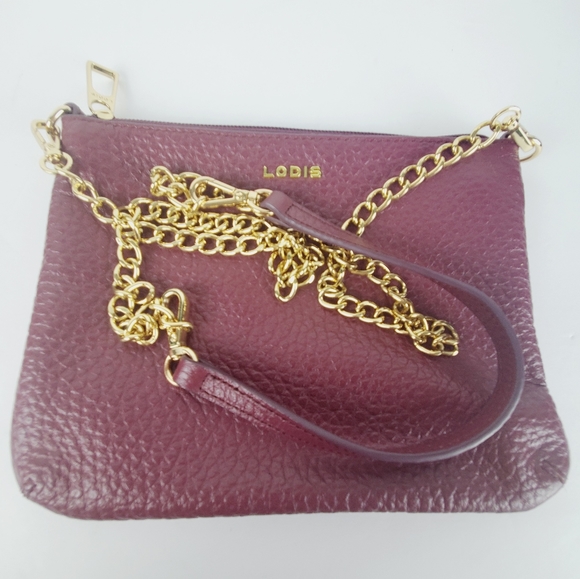 Lodis Emily Convertible Wine 9X7X1 Crossbody - Picture 3 of 10